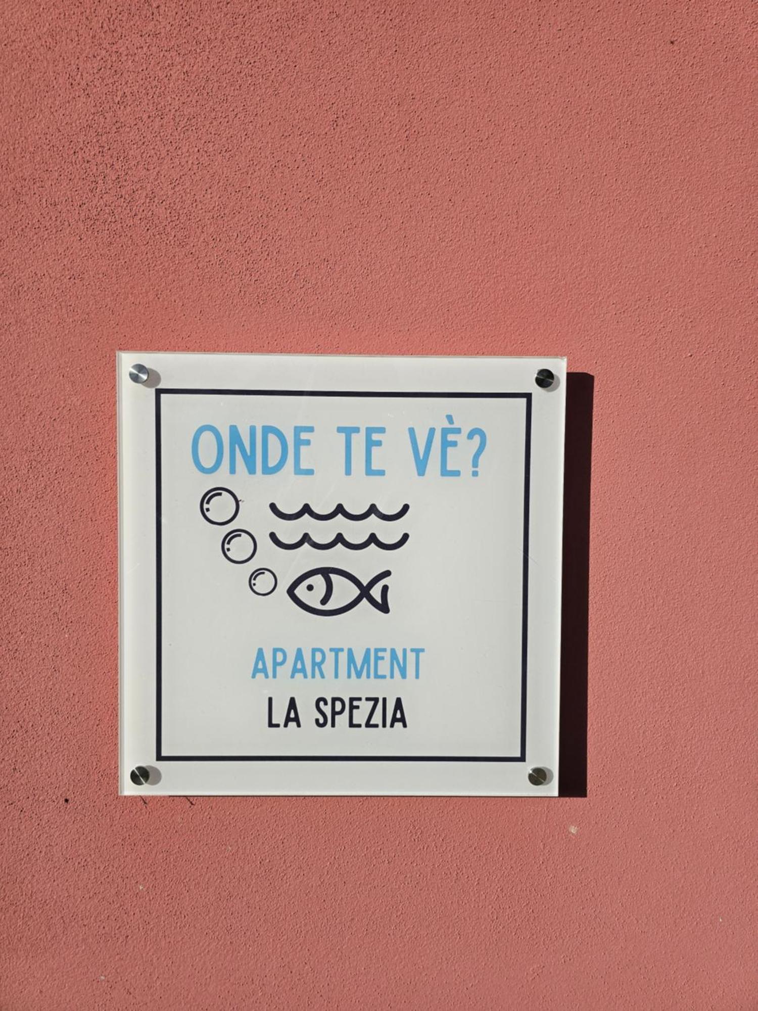 Onde Te Ve? Apartment La Spezia Bagian luar foto